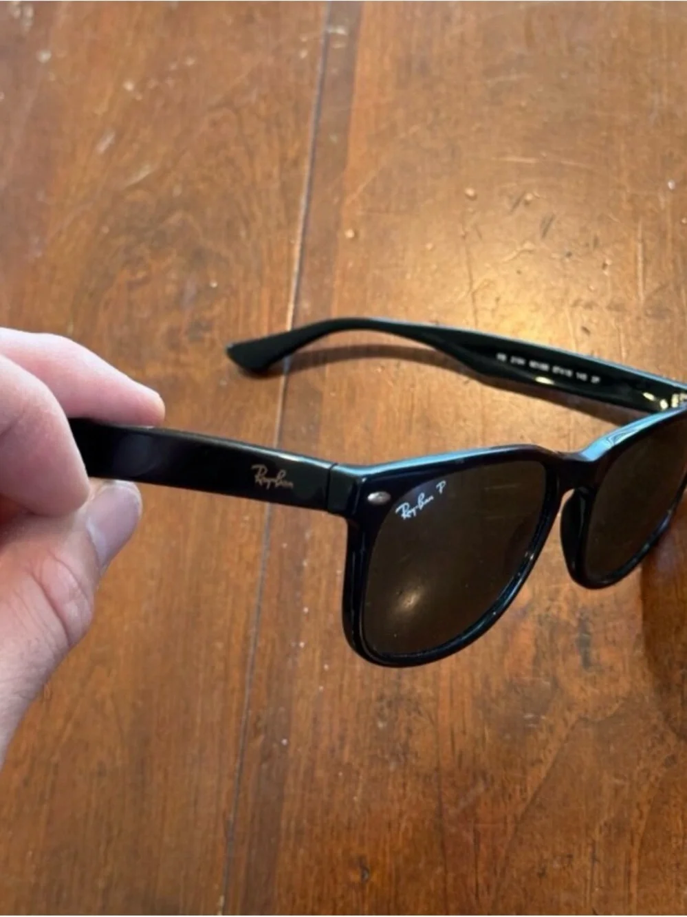 Ray-Ban Black Wayfarer-Style Sunglasses
